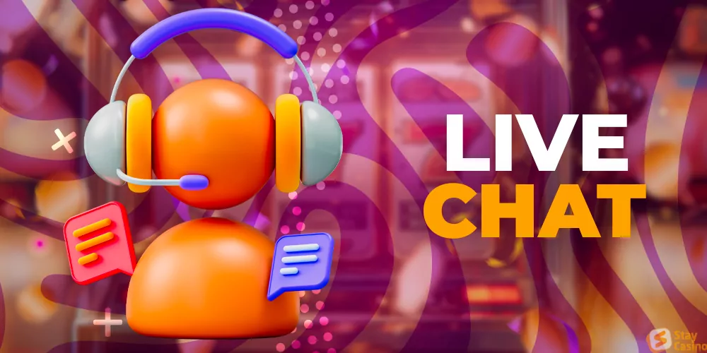 Contacting the support team via live chat