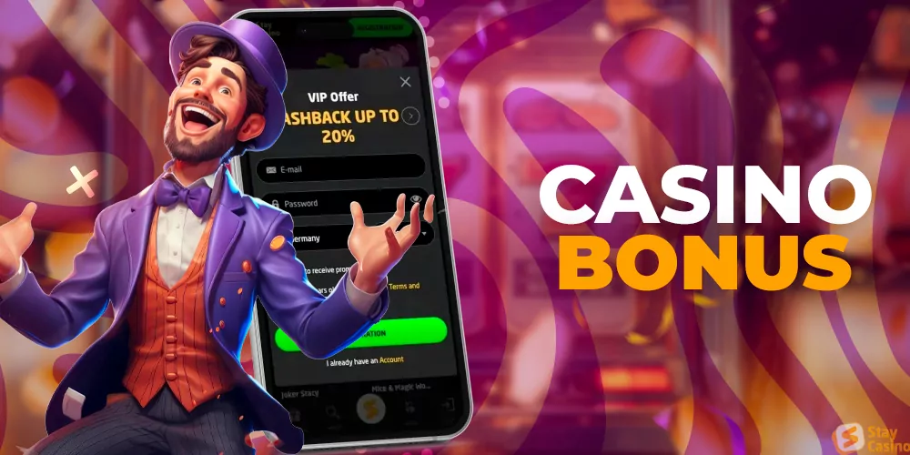 Generous casino bonuses
