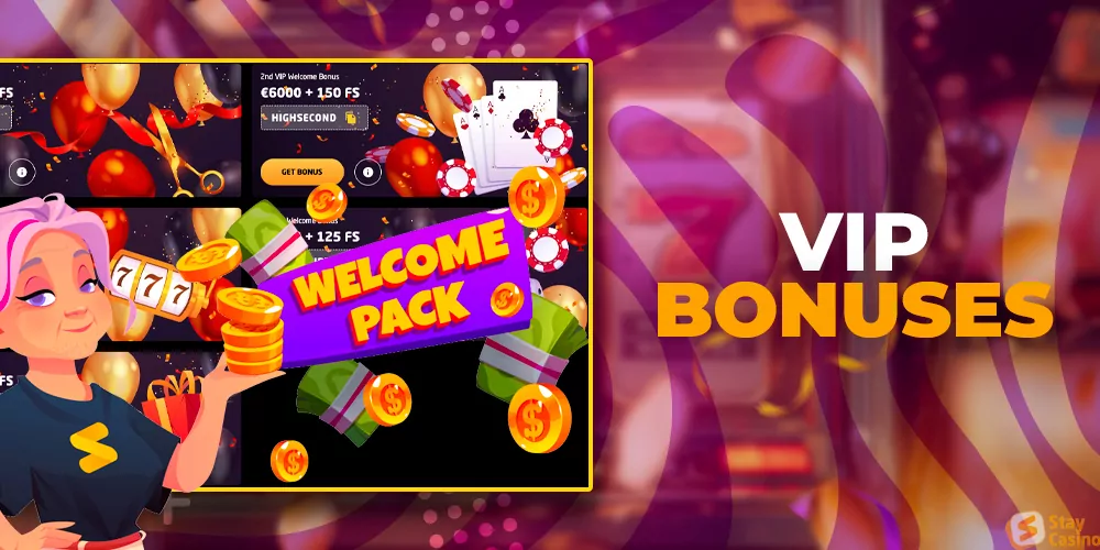 Welcome VIP bonus from Staycasino