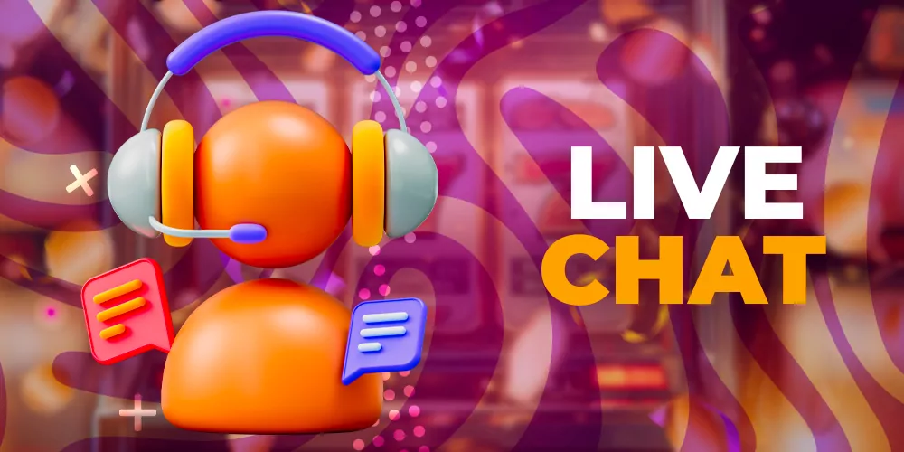 Contacting the support team via live chat