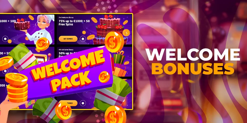 Welcome bonus from Staycasino